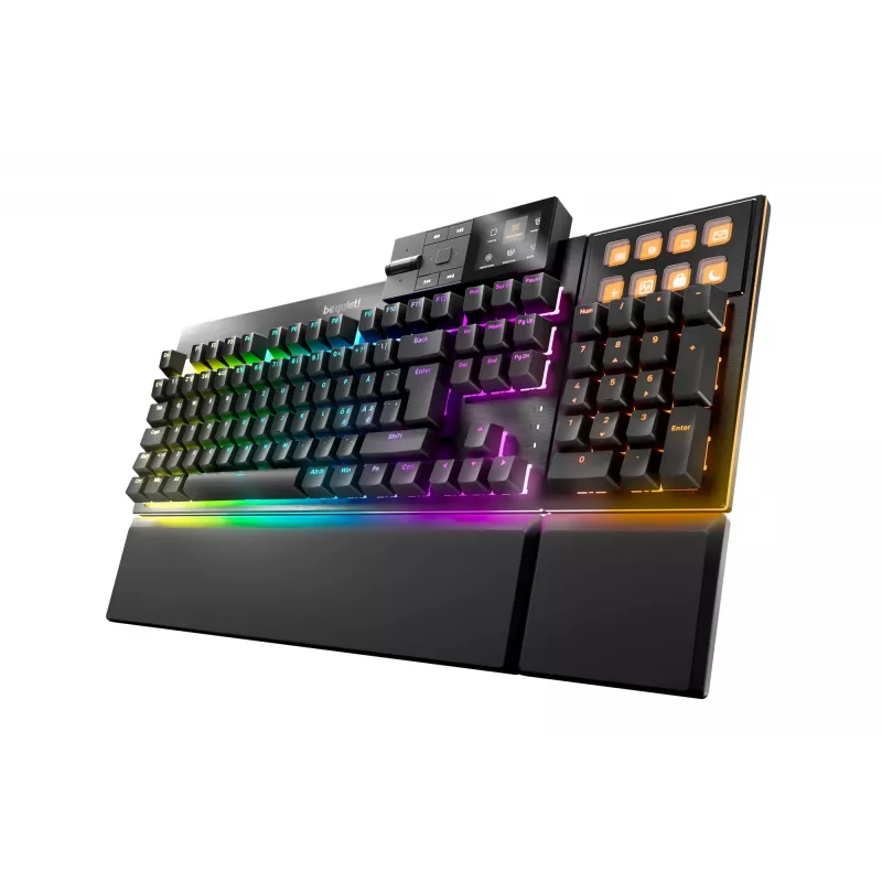 be quiet! Dark Mount Silent Linear DE ISO klaviatūra Gaming USB QWERTZ vokiška juoda