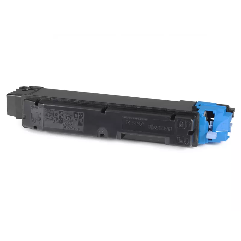 KYOCERA TK-5160C dažų kasetė 1 vnt. Originali žalsvai mėlyna
