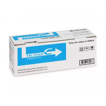 KYOCERA TK-5160C dažų kasetė 1 vnt. Originali žalsvai mėlyna