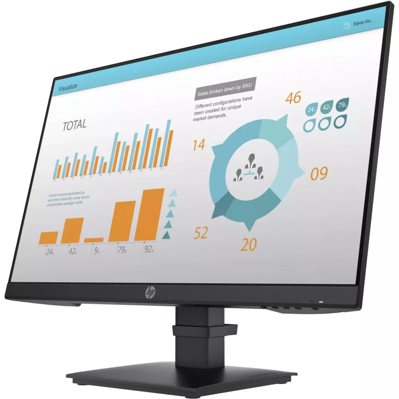 HP P-Series P24 G4 kompiuterio monitorius 60,5 cm (23,8 colio) 1920 x 1080 pikselių Full HD