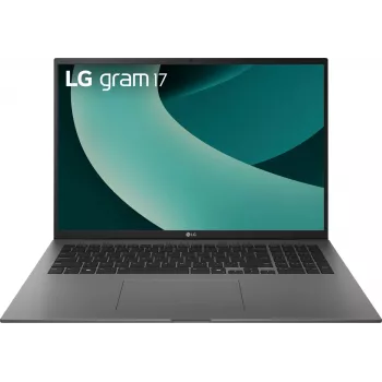 Nešiojamas kompiuteris LG Gram 17ZB90TL Copilot+ — 17 colių 2.5K (2560x1600), Intel Core Ultra 7 256V, 16 GB LPDDR5x, 1 TB SSD, Wi‑Fi 7, Windows 11 Pro, pilka