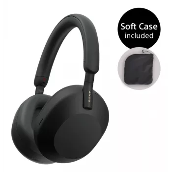 Sony WH-1000XM5SA Ausinė laidinė ir belaidė Antgalvinė Muzika USB Type-C Bluetooth Juoda