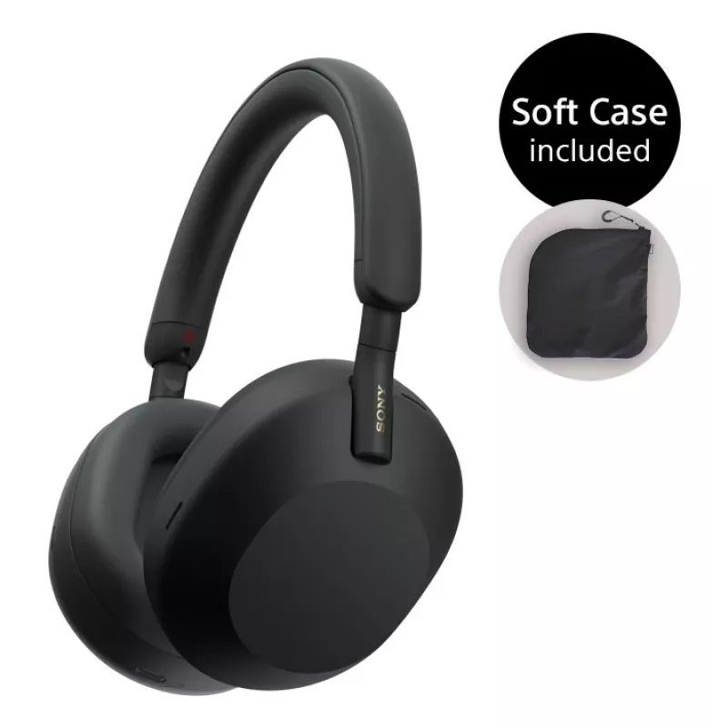 Sony WH-1000XM5SA Ausinė laidinė ir belaidė Antgalvinė Muzika USB Type-C Bluetooth Juoda