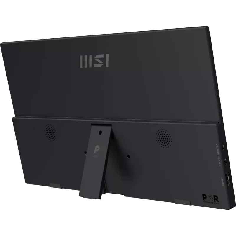 Nešiojamasis monitorius MSI PRO MP165DE E6 15,6 col. Full HD IPS 1920×1080 USB-C HDMI VESA juodas