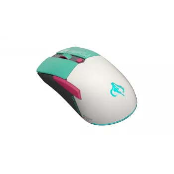 ASUS TUF Gaming Mini belaidė Hatsune Miku Edition pelė, dešiniarankiams, RF belaidė + Bluetooth + USB Type-A, optinė, 1200 DPI