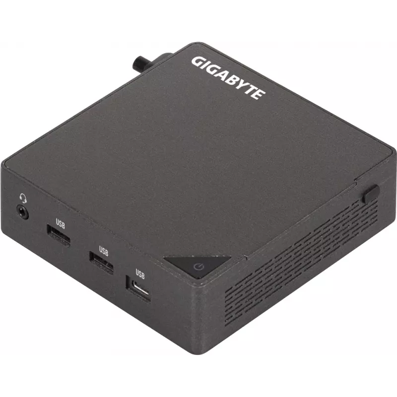 GIGABYTE BRIX Core Ultra 7 255H 2xDDR5 SO-DIMM 2HDMI 2USBC 0.46L dydžio kompiuteris