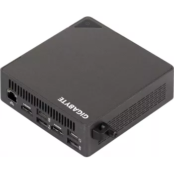 GIGABYTE BRIX Core Ultra 7 255H 2xDDR5 SO-DIMM 2HDMI 2USBC 0.46L dydžio kompiuteris