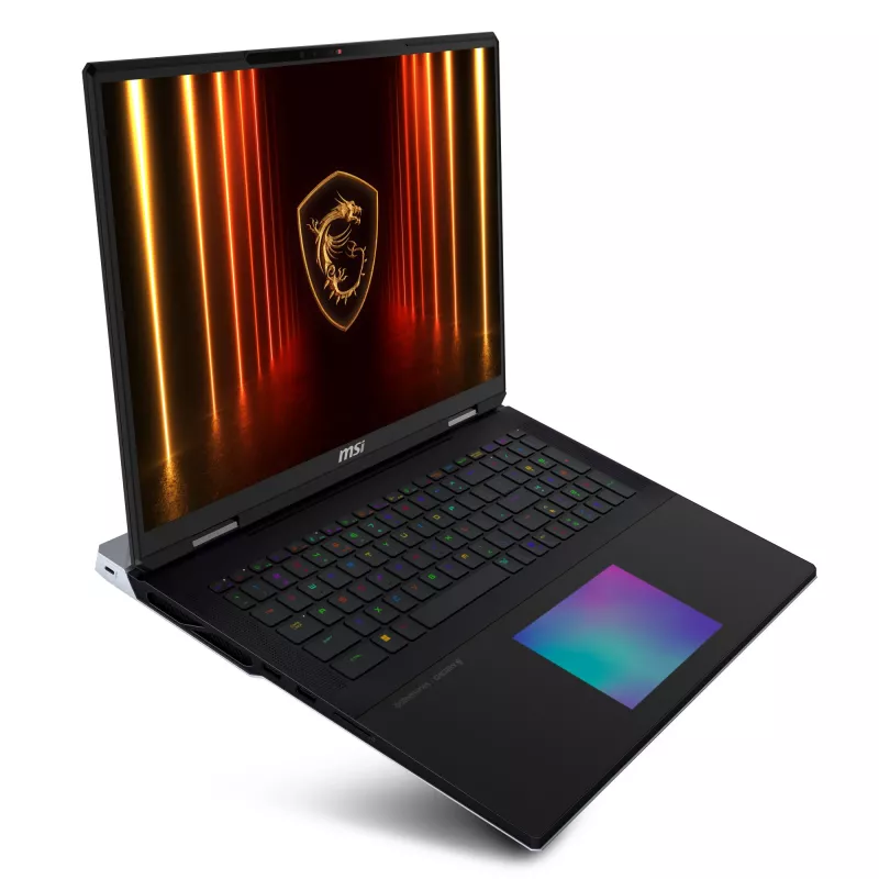 MSI Titan 18 HX AI A2XWJG-070 žaidimų nešiojamas kompiuteris, Intel Core Ultra 9 285HX, 18 colių UHD+, 96GB DDR5, 6TB SSD, NVIDIA GeForce RTX 5090 24GB, Windows 11 Pro