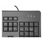 TERRA 1500 klaviatūra su pele, skirta biurui, laidinė, USB, QWERTZ, vokiška, juoda