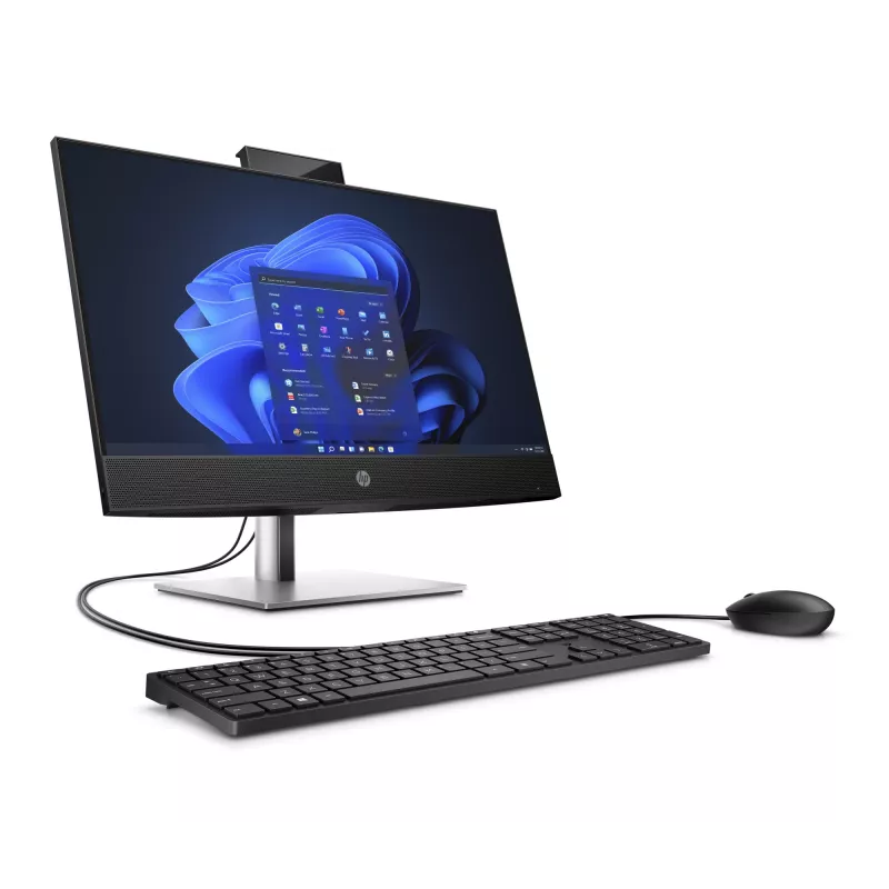 HP ProOne 440 G9 Intel® Core™ i3 i3-13100T 60.5 cm (23.8 col.) 1920 x 1080 pikseliai Viskas viename kompiuteris 16 GB DDR4-SDRAM 512 GB SSD Windows 11 Pro Wi-Fi 6E (802.11ax) Juoda, Sidabrinė