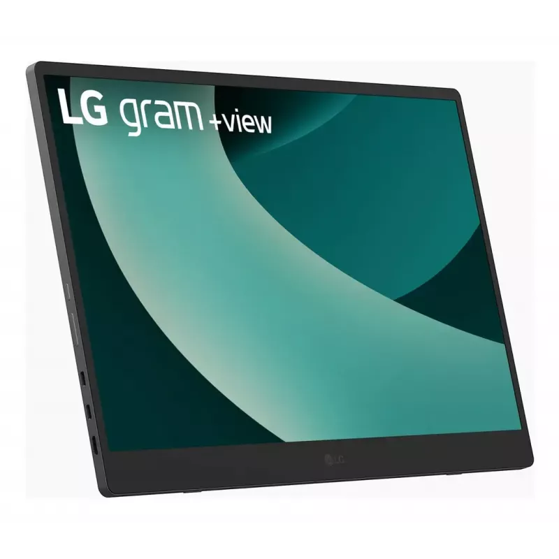 LG 17MT70 Nešiojamasis monitorius Juoda, Nerūdijantis plienas 43.2 cm (17 coliai) LED 2560 x 1600 pikselių