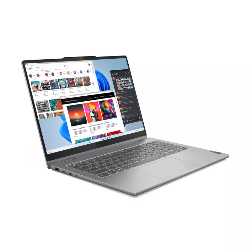 Lenovo IdeaPad 5 2-in-1 14IRH9 Intel® Core™ i7 i7-13620H Hibridas (2-in-1) 35,6 cm (14 colių) Liečiamas ekranas WUXGA 16 GB LPDDR5x-SDRAM 1 TB SSD Wi-Fi 6 (802.11ax) Windows 11 Home Pilka