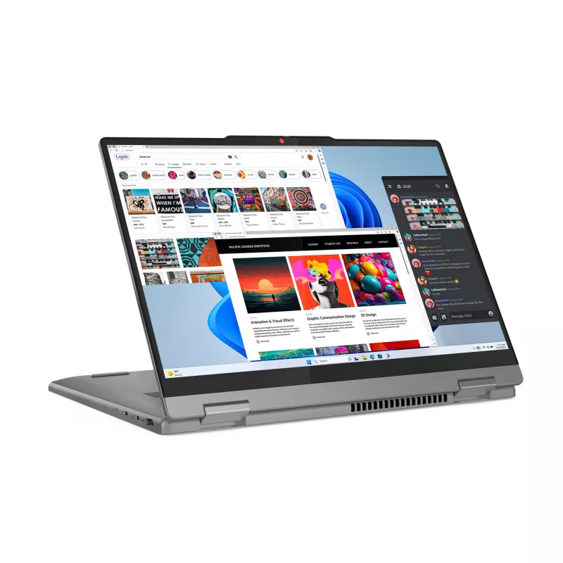 Lenovo IdeaPad 5 2-in-1 14IRH9 Intel® Core™ i7 i7-13620H Hibridas (2-in-1) 35,6 cm (14 colių) Liečiamas ekranas WUXGA 16 GB LPDDR5x-SDRAM 1 TB SSD Wi-Fi 6 (802.11ax) Windows 11 Home Pilka