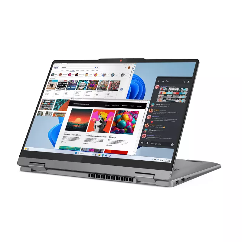 Lenovo IdeaPad 5 2-in-1 14IRH9 Intel® Core™ i7 i7-13620H Hibridas (2-in-1) 35,6 cm (14 colių) Liečiamas ekranas WUXGA 16 GB LPDDR5x-SDRAM 1 TB SSD Wi-Fi 6 (802.11ax) Windows 11 Home Pilka