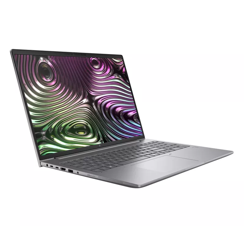 HP Zbook X G1i Intel Core Ultra 7 255H Mobilioji darbo stotis 40,6 cm (16 colių) WQXGA 32 GB DDR5-SDRAM 2 TB SSD NVIDIA RTX PRO 500 Blackwell Wi-Fi 7 (802.11be) Windows 11 Pro AI darbo stotis, AI kompiuteris Sidabrinė