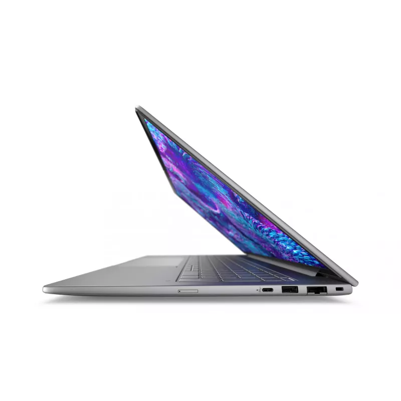 HP ZBook 8 G1i Intel Core Ultra 7 255H Mobilioji darbo stotis 40,6 cm (16 colių) WQXGA 32 GB DDR5-SDRAM 2 TB SSD NVIDIA RTX PRO 500 Blackwell Wi-Fi 7 (802.11be) Windows 11 Pro sidabrinė