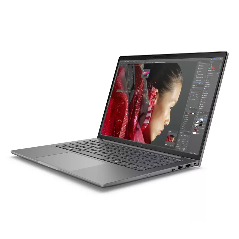 HP ZBook 8 G1i Intel Core Ultra 5 225H Mobilioji darbo stotis 35,6 cm (14 colių) jutiklinis ekranas WUXGA 16 GB DDR5-SDRAM 512 GB SSD NVIDIA RTX 500 Ada Wi-Fi 7 (802.11be) Windows 11 Pro sidabrinė