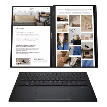 Hibridinis (2-in-1) ASUS Zenbook Duo UX8406CA-PZ195X 14 colių Intel Core Ultra 9 285H 32 GB 2 TB Intel Arc 140T Windows 11 Pro