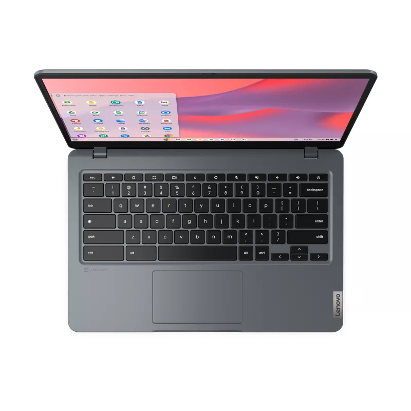 Lenovo 14e Chromebook Gen 3 Intel Core i3 N-series i3-N305 35,6 cm (14 colių) Full HD 8 GB LPDDR5-SDRAM 128 GB eMMC Wi-Fi 6E (802.11ax) ChromeOS Vokiška pilka