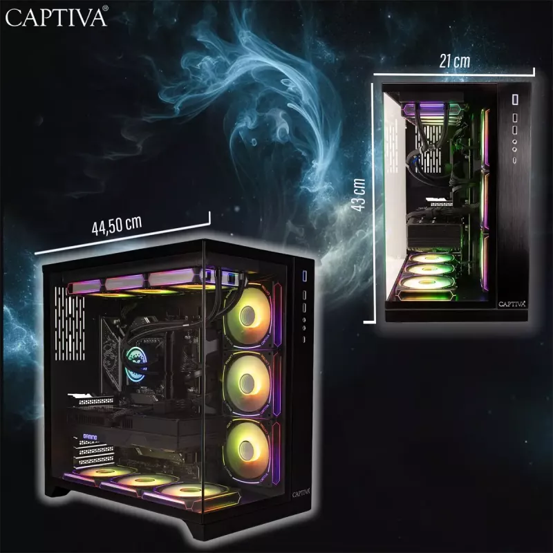 PC CAPTIVA Highend Gaming I90-064 i9-14900KF 64GB 2TB RTX5070 Windows 11