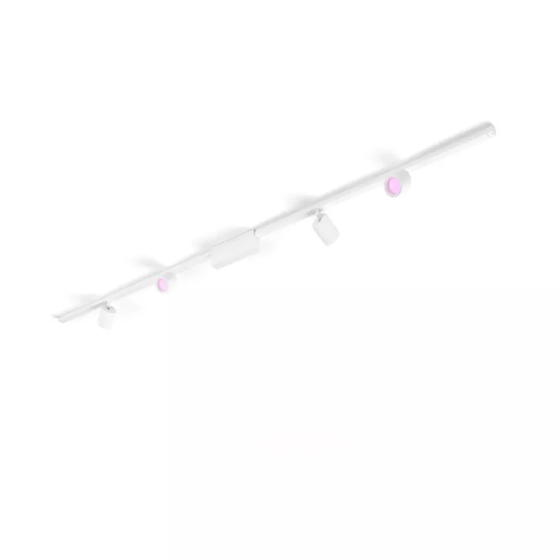 Philips Hue White and colour ambience Perifo tiesaus lubų pagrindo rinkinys (4 prožektoriai)