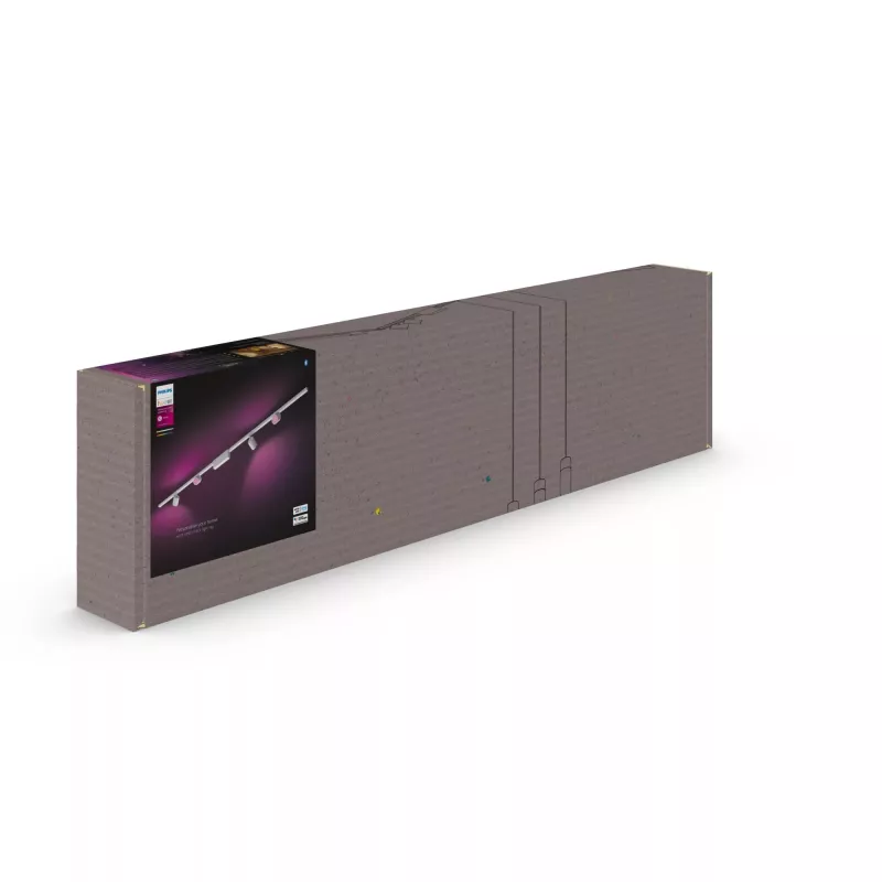 Philips Hue White and colour ambience Perifo tiesaus lubų pagrindo rinkinys (4 prožektoriai)
