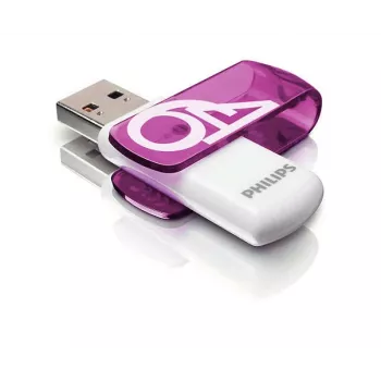 Philips FM64FD05B USB atmintukas 64 GB USB Type-A 2.0 violetinė, balta