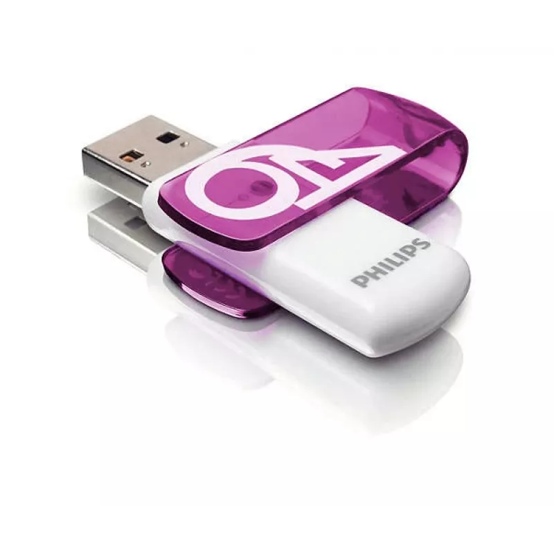 Philips FM64FD05B USB atmintukas 64 GB USB Type-A 2.0 violetinė, balta