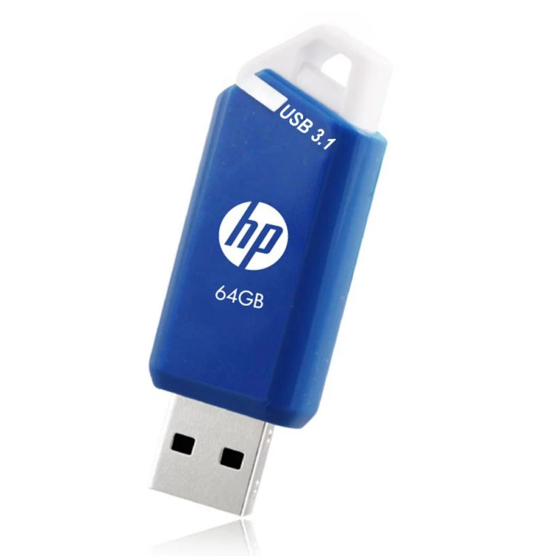 HP x755w Triple Pack USB atmintinė 64 GB USB Type-A 3.2 Gen 1 (3.1 Gen 1) Mėlyna, Balta