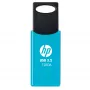 HP 712w 128 GB USB atmintukas USB Type-A 3.2 Gen 1 (3.1 Gen 1) mėlynas, slankiojamoji konstrukcija