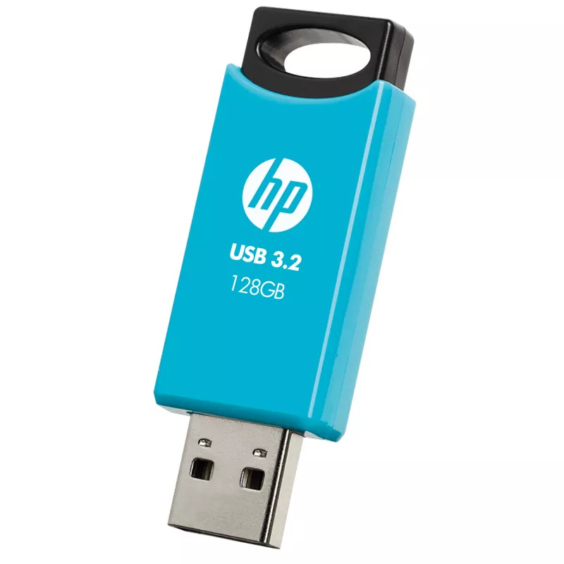 HP 712w 128 GB USB atmintukas USB Type-A 3.2 Gen 1 (3.1 Gen 1) mėlynas, slankiojamoji konstrukcija