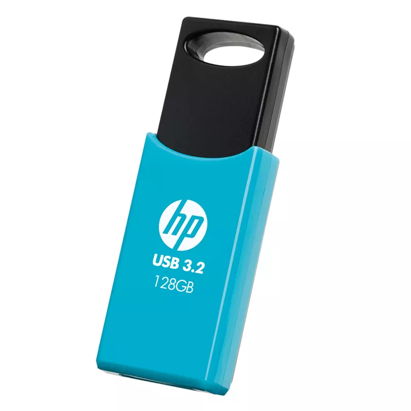 HP 712w 128 GB USB atmintukas USB Type-A 3.2 Gen 1 (3.1 Gen 1) mėlynas, slankiojamoji konstrukcija