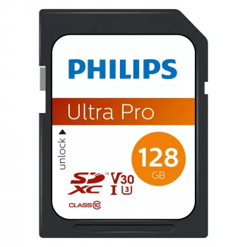 „Flash“ atmintis Philips 128 GB SDXC UHS-I FM12SD65B