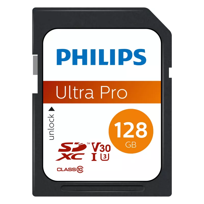 „Flash“ atmintis Philips 128 GB SDXC UHS-I FM12SD65B