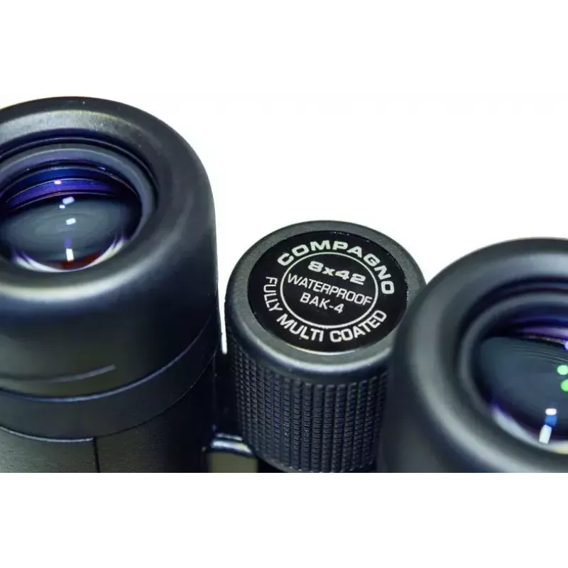 Binoculars Braun Photo Technik Compagno 8x42 WP BaK-4 Juoda