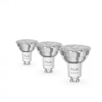 Philips Hue White and colour ambience Essential GU10 – išmanusis prožektorius – 345 lm – 4,7 W – 3 vnt. pakuotė