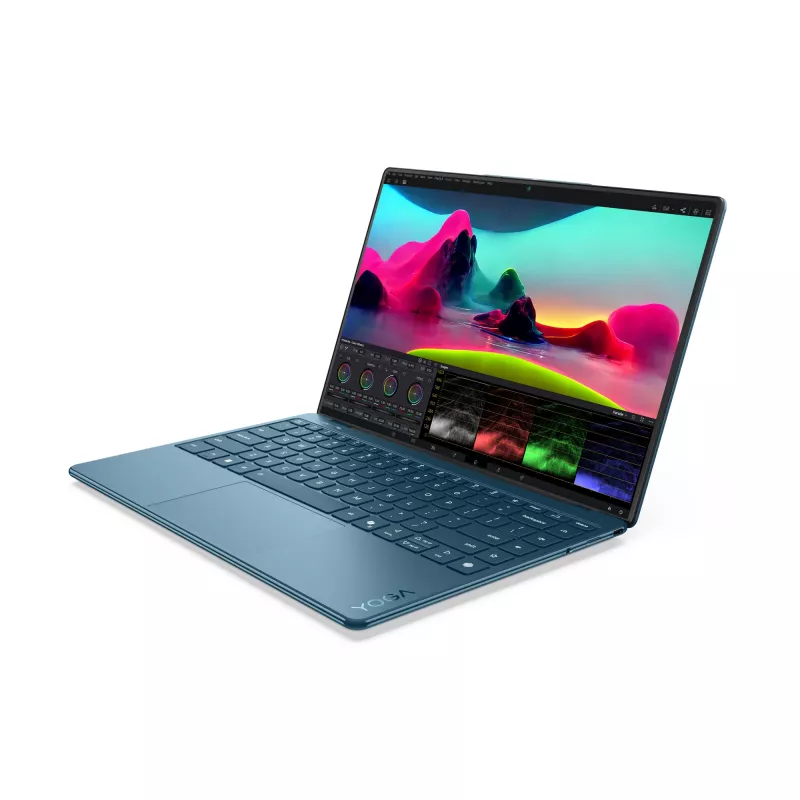 Lenovo Yoga Slim 9 14ILL10 Copilot+ PC Intel Core Ultra 7 258V nešiojamas kompiuteris 35,6 cm (14 colių) jutiklinis ekranas WQUXGA 32 GB LPDDR5x-SDRAM 1 TB SSD Wi-Fi 7 (802.11be) Windows 11 Home Teal