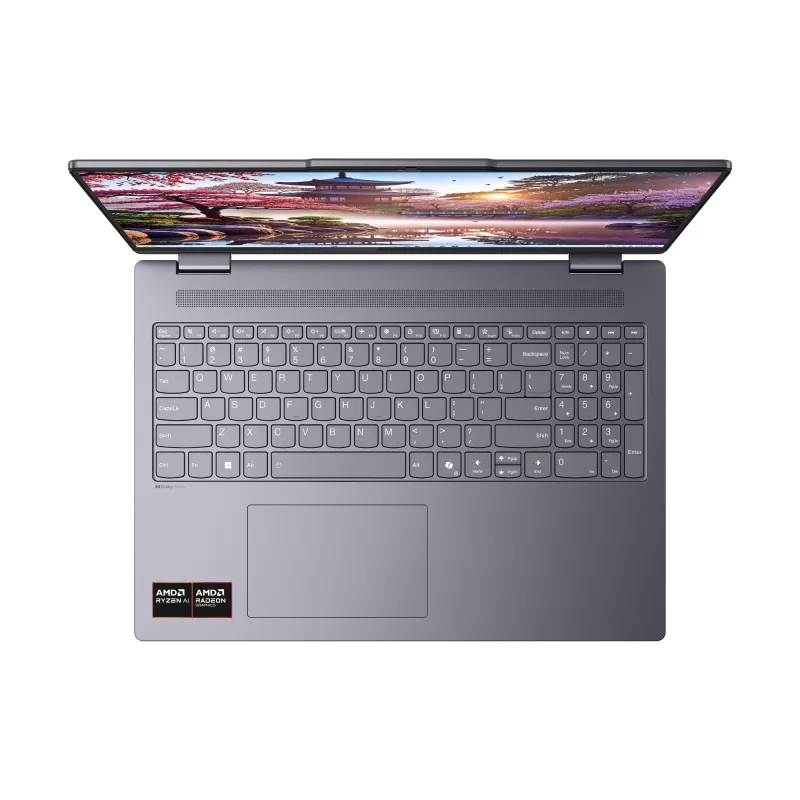 Lenovo IdeaPad 5 2-in-1 16AKP10 Copilot+ PC AMD Ryzen™ AI 7 350 Hibridas (2-in-1) 40,6 cm (16 colių) jutiklinis ekranas WUXGA 16 GB LPDDR5x-SDRAM 1 TB SSD Wi-Fi 7 (802.11be) Windows 11 Home pilka