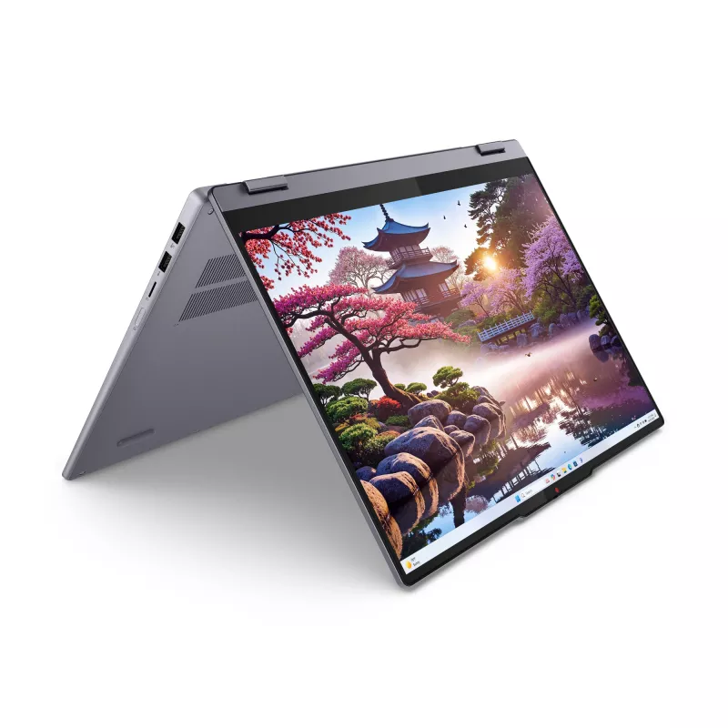 Lenovo IdeaPad 5 2-in-1 16AKP10 Copilot+ PC AMD Ryzen™ AI 7 350 Hibridas (2-in-1) 40,6 cm (16 colių) jutiklinis ekranas WUXGA 16 GB LPDDR5x-SDRAM 1 TB SSD Wi-Fi 7 (802.11be) Windows 11 Home pilka
