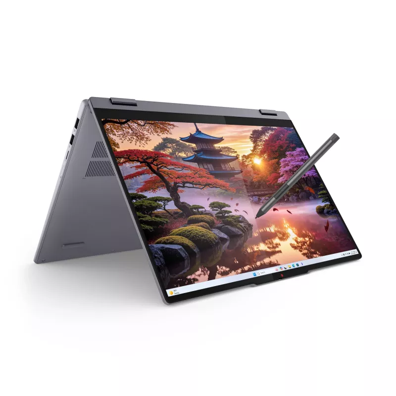 Lenovo IdeaPad 5 2-in-1 16AKP10 Copilot+ PC AMD Ryzen™ AI 7 350 Hibridas (2-in-1) 40,6 cm (16 colių) jutiklinis ekranas WUXGA 16 GB LPDDR5x-SDRAM 1 TB SSD Wi-Fi 7 (802.11be) Windows 11 Home pilka