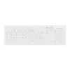 Contour Design Active Key Contour ClassicClean Medicininė klaviatūra Nuimamas dangtelis Pilno dydžio Belaidė Balta C8100