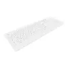 Contour Design Active Key Contour ClassicClean Medicininė klaviatūra Nuimamas dangtelis Pilno dydžio Belaidė Balta C8100