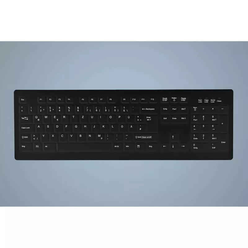 Contour Design Active Key AK-C8100 klaviatūra Medicininė USB JAV anglų k. Juoda