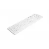 Contour Design Active Key AK-C8100F-U1-W/US klaviatūra Medicininė USB QWERTY US English Balta