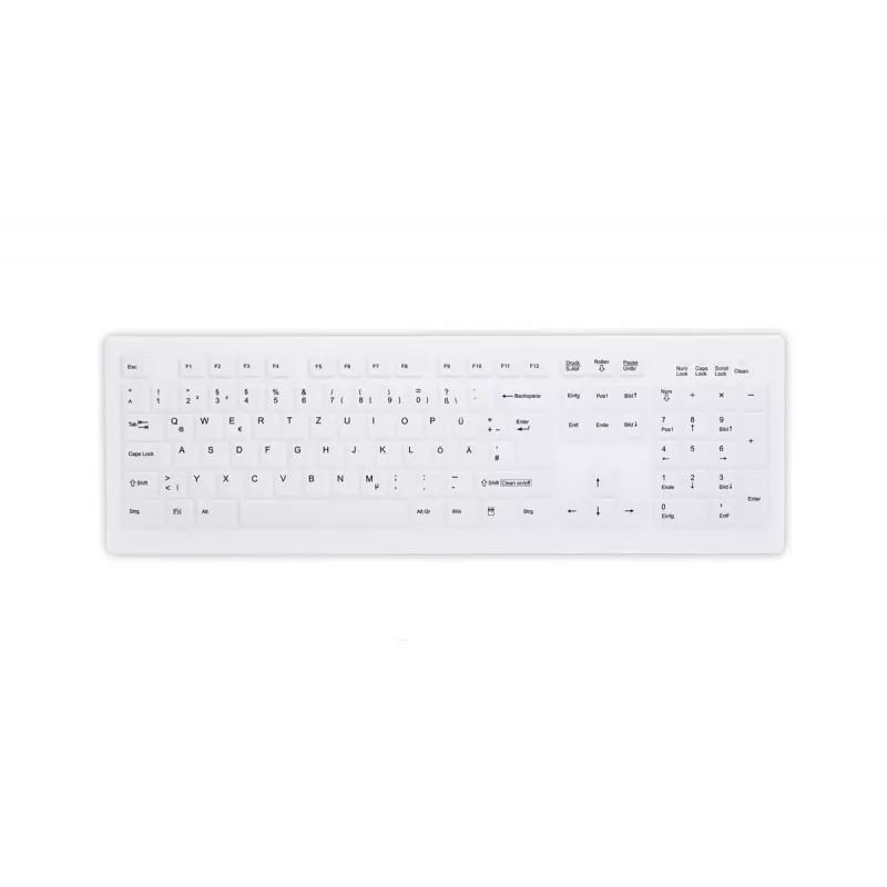 Contour Design Active Key AK-C8100F-U1-W/US klaviatūra Medicininė USB QWERTY US English Balta