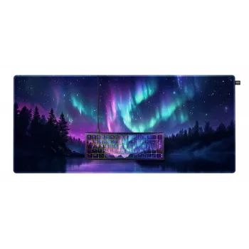 Mechaninė klaviatūra Cherry NORTHERN LIGHT Bundle 65% QWERTZ vokiška USB RGB 2 m laidas įvairiaspalvė