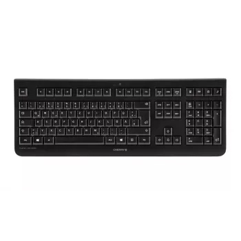 CHERRY DW 3000 klaviatūra, pelė įskaičiuota, universali, RF belaidė, AZERTY, belgiška, juoda