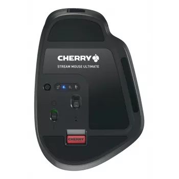 CHERRY Stream ultimate pelė universali Dešiniarankiams RF belaidė + Bluetooth + USB Type-C 4000 DPI