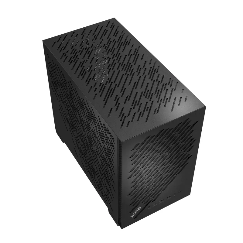 XPG VALOR AIR NANO MID-TOWER KORPUSAS – juodas