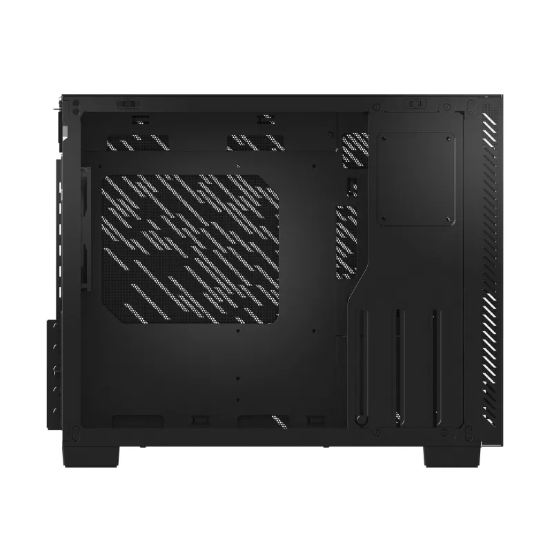 XPG VALOR AIR NANO MID-TOWER KORPUSAS – juodas